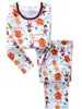 Ropa de verano para niña, dibujos animados, manga corta, amor, pez, ropa para casa, ropa interior de bebé, traje de pijama