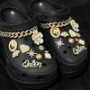 Acessórios Crocs Fivelas Decorativas DIY para Sapatos Femininos Flor de Sapato Zhibixing Conjunto de Acessórios para Sapatos Fivela Flor de Sapato Popular de Alta Qualidade