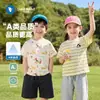 Camiseta de Manga Corta para Niños Estampada Ropa de Verano Algodón Puro 2026 Nuevo Estilo Tops para Bebés y Niños de Manga Corta Ropa de Verano para Niños