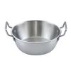 Tazón redondo de acero inoxidable para snacks con orejas tazón para vino de arroz tazón para ensaladas tazón para salsa de olla caliente tazón para cocinar canasta de frutas para papas fritas tazón pequeño frito
