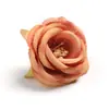 Cabezas de flores de camelia artificiales hechas de tela de seda para decoración del hogar, accesorios para el cabello hechos a mano estilo chino para manualidades, decoraciones de boda, flores artificiales, flores artificiales