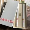 Una Caja, Una Pintura, Ceremonia de Incienso Cajas de Empaque para Varillas de Incienso Caja de Regalo Empaque de Varillas de Incienso Caja de Empaque para Varillas de Incienso Madera de Águila Sándalo Pintura China Caja de Regalo de Doble Tubo