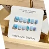 Pegatinas para Uñas Infantiles, Pegatinas para Uñas, Pegatinas Completas para Manicura, Uñas Portátiles, Uñas de Dedo de Dibujos Animados con Diamantes, Uñas Postizas, Uñas Terminadas