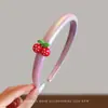 Diadema Iridiscente Perla Modelo 2026 para Niños Diadema con Decoración de Frutas 3D de Dibujos Animados para Niñas Accesorios para el Cabello Rebelde No Dañinos para el Cabello