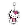 Chaveiro Pingente de Acrílico Gato Rosa 2D Novo Sanrio Cachorro Jade Guileme Transfronteiriço