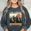 Sudadera Vintage de Ley y Orden: Unidad de Víctimas Especiales, Camiseta de Detective de Elliott Stabler y Olivia Benson