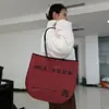 Bolsa de Luna Tela No Tejida Personalizada Ecológica Cordón Regalo Promocional Compras Ropa de Mujer Ropa de Niños Tienda de Ropa Botón Oculto Bolsa de Tote