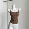 Camisola de Camada Dupla Escovada para Armazenamento de Calor Outono/Inverno com Bojos para Mulheres, Espessada para o Outono, Cobre as Laterais dos Seios, Roupa Íntima, Costas Bonitas, Top Quente