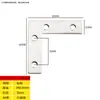 Suporte de Canto em Aço Inoxidável Cantoneira/Suporte de Prateleira Suporte em L Conector Triângulo Peça de Ferro Suporte de Cantoneira de Ângulo Reto 90 Graus