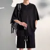 Novedad de Verano 2026: Conjunto de Dos Piezas Único de Color Sólido, Sencillo y Cómodo, Top de Manga Tres Cuartos y Pantalones Anchos Casuales Versátiles