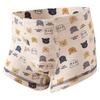 Cuecas Boxer de Algodão Puro para Meninos, Meia-Calça Respirável Classe A com Desenhos para Bebês, Boxer Infantil Sem Costura Traseira, Fino