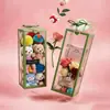 Regalo de San Valentín Regalo del Día de la Madre Caja de Regalo de Rosas Flor de Jabón Caja de Flores de Jabón Simulado Clavel al por Mayor