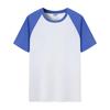 Camiseta de manga corta para niños, ropa para padres con logo cosido en el hombro, ropa para clase de jardín de infantes, ropa para niños, salidas de primavera, grupo, venta al por mayor