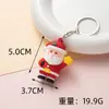 Llavero de Navidad colgante navideño lindo Papá Noel llavero de árbol de Navidad colgante muñeca regalo pequeño