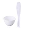 Juego de cuencos de silicona para mascarilla facial, dos piezas, para salón de belleza, herramienta aplicadora de mascarilla facial DIY, spa facial