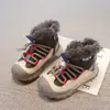 Sapatos de Menina, Botas Infantis, Botas Longas, Novos Modelos Outono e Inverno 2025, Botas Quentes de Algodão Antiderrapantes de Solado Macio para Crianças de Tamanho Médio e Grande