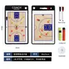 Tabela Tática Portátil de Basquete Quadro do Treinador Caderno Quadro de Explicação Profissional Quadro Magnético de Táticas do Treinador de Futebol Venda por Atacado