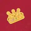 Ouro Puro 999 Queen Gold Adesivos para Celular Ornamentos de Ouro Puro Presentes Criativos Adesivos Coloridos Criativos de Ouro Pequenos Presentes Corporativos