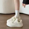 2026 súper populares zapatillas blancas estilo coreano zapatos casuales para hombres y mujeres versátiles mocasines de otoño para estudiantes