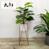 Venta al por mayor de fábrica Estilo nórdico estante para flores hierro forjado plegable florero metal creativo maceta verde sala de estar estante