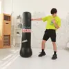 Novo saco de pancadas inflável infantil de desenho animado transfronteiriço, equipamento de boxe para alívio de estresse para uso doméstico, coluna de boxe inflável de PVC