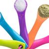 T Herramientas para Hornear de Cocina Coloridas Cuchara Medidora Polvo de Leche Colorido Plástico Doble Escala Cuchara Medidora Juego de 5 Piezas Listo para Suministro Directo del Fabricante