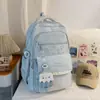 Versión Coreana 2026 Mochila Escolar Versátil de Gran Capacidad para Mujeres, Mochila Estilo Campus para Estudiantes de Secundaria, Preparatoria y Universidad