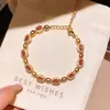Pulsera Rectangular Sencilla para Mujer, Gama Alta, Moderna, Versátil, Exquisita, Diseño Nuevo, Elegante, Joyería de Mano de Nicho al por Mayor