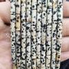Acessórios para joias com contas tubulares de pedra natural 4*13mm pulseira diy contas cilíndricas tubo reto longo contas espaçadoras produtos semiacabados