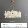 Sala de Estar Cobre Puro Natural Mármore Lustre Pós-Moderno Simples Quarto Sala de Jantar Modelo de Sala Designer Iluminação de Luxo Leve Luminárias