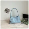 Bolsa de Mão Ins Retrô para Mulheres, Padrão Trançado da Moda, Bolsa de Ombro Estilosa, Novo Modelo 2025, Bolsa Casual Versátil de Grande Capacidade