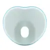 Almohada para Bebé con Forma de Corazón de Terciopelo Anti-Cabeza Excéntrica Espuma Viscoelástica de Rebote Lento Almohada de Espuma Viscoelástica para Dar Forma a la Cabeza de Recién Nacidos y Niños