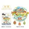 Ímãs de Geladeira de Madeira Acrílico Magnéticos Suaves Temáticos de Cidade Criativos e Populares de Dongguan, Atrações Turísticas, Em Estoque Atacado