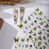 Cyansea Pegatinas Populares Transfronterizas para Uñas Mariposa Luna Arco Cámara Taza de Agua Tableta Pegatinas Decorativas DIY
