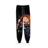 Novas Calças Estampadas Chucky de Halloween Roupas Masculinas/Femininas Calças Hip-Hop Calças Esportivas Casuais Fornecimento