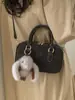Bolso Pequeño Casual para Mujer 2025 Invierno Nuevo Retro Cruzado Bolso Bowling Bolso de Hombro para Mujer Bolso de Trabajo