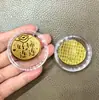 Adesivos de Telefone de Ouro Puro Adesivos de Telefone de Ouro 2Mg Presentes Culturais e Criativos para Live Streaming Pequenos Presentes para Lojas Físicas Fonte Atacadista