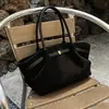 Bolsa de Mano Retro de Gamuza Europea y Americana para Mujer Color Otoño Melange Gran Capacidad Elegante Simple Bolso de Hombro Bolso de Axila