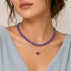 Collar retro francés de estilo simple, cadena para la clavícula de doble capa con diseño de nicho de lujo ligero, collar de perlas de alta gama