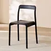 Silla de Plástico para Exteriores Silla con Respaldo Engrosado Silla de Ocio Comercial para el Hogar Silla de Comedor Moderna Simple Exterior de Ocio