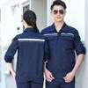 Conjunto de ropa de trabajo antiestática de verano para hombre, ropa de trabajo fina, ropa de protección laboral de State Grid, taller, gasolinera, herramientas