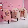 Mampara Infantil de Jardín de Niños Partición de Inodoro Urinario Partición de Grano de Madera Mampara Inodoro de Cuclillas Impermeable a Prueba de Humedad