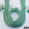 Cuerda de Punto de Salto Bicolor de 5 mm con Núcleo Enrollado Bolso Cruzado con Cuerda Colgante Cuerda Tejida a Mano Cuerda para Ropa Cintura Cuerda para Sombrero Cordón