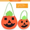 Decoración de Halloween bolsa de calabaza bolso de mano bolsa de dulces bolsa de calabaza bolsa de araña murciélago bolsa de regalo