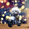 Pingentes decorativos de acrílico são acessórios perfeitos para carro e decorações de árvore de Natal, adicionando uma atmosfera festiva criativa ao veículo
