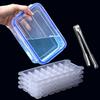 Caja de Almacenamiento para Bandeja de Hielo, Molde para Cubitos de Hielo, Caja para Cubitos de Hielo, Artefacto para Cubitos de Hielo, Juego Creativo para Hacer Hielo para el Hogar