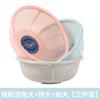 Cesta Drenante de Plástico, Peneira de Lavar Arroz de Cozinha Doméstica Ultra Fina e Ultra Grossa, Cesta para Lavar Frutas e Vegetais