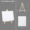 Mini caballete de escritorio trípode de madera soporte de exhibición plegable pequeño marco para pintura al óleo arte infantil tablero de dibujo pequeño