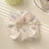 Verano Super Hada Dulce Encaje Anillo Grande para el Pelo Pequeño Fresco 2024 Nuevo de Aspecto Elegante Lazo Floral para el Pelo