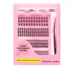 Comércio Exterior Transfronteiriço Russo Cílios Postiços Kit Cola DIY Cacho Único Espesso Cauda de Peixe de Mangá Alongamento Cílios de Fusão a Quente